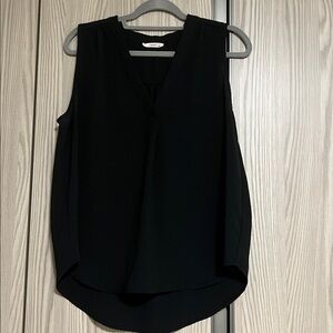 Timing Black Sleeveless Top